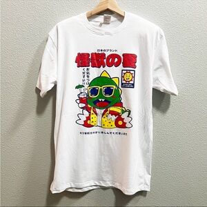 Japanese Summer of Monsters Graphic T-Shirt, XL